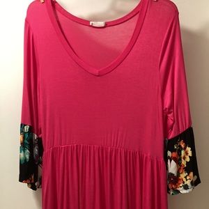 Myesper Apparel Pink Dress